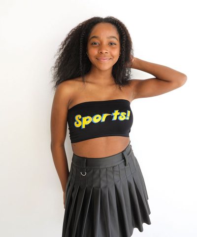 Sports Bandeau Blue and Gold