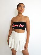 Sports Bandeau Red and Black