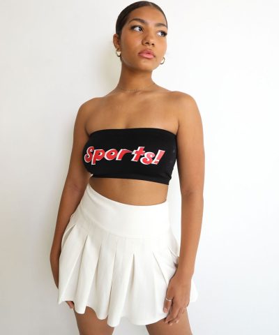 Sports Bandeau Red and Black